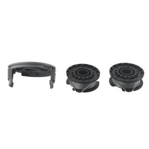 Bosch Easy Grass Cut 용 1pc 스풀 캡이 2pcs Bcutter 라인 23 26 18 18-230 잔디 트리머 예비 부품
