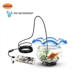 USB 자동차 파이프 검사 보어스코프 카메라 3 in 1 내시경 5.5mm 7.0mm 6 LED 조명 C타입 안드로이드 폰 PC