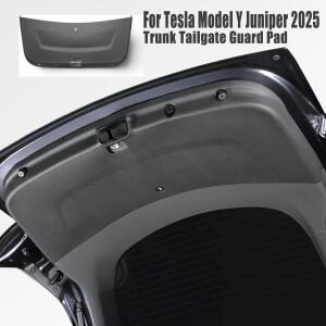 테슬라 호환 모델 Y 주니퍼 2025 트렁크 테일게이트 가드 패드 TPE 리어 문 보호 스티커 방오 매트 자동차