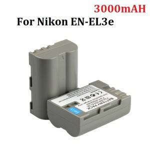 3000mah EN-EL3E 리튬 이온 배터리 EN EL3e 카메라 Bateria for Nikon D50 D70 D80 D90 D100