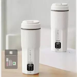 휴대용 커피 포트 USB 충전식 여행용 보온 물끓이는형 가열 주전자