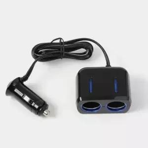 [CAR] 충전기 시거잭 차량 멀티 2소켓 공급기 차량용 전원 소켓