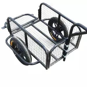 전기 자전거 트레일러 화물 바이크 견인 캠핑 리어카