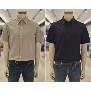올젠 2026SS 남성 스트레치 시어서커 반소매 셔츠 ZG2W1251 2종택12376733