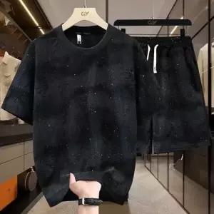 보니따스 여름 남사친 반팔 멋진 세트 반바지 티 트레이닝복 학생 반팔세트 ADOR2