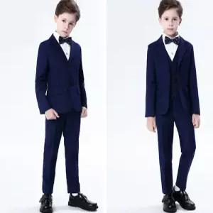 팜므 남아 유아 주니어정장 크리스탈 조끼정장 5종 세트설날