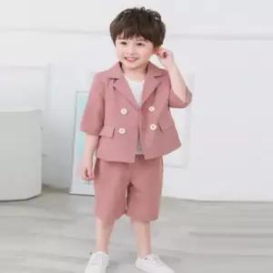 팜므 유아 정장 여름 더블 자켓 바지 2종세트설날