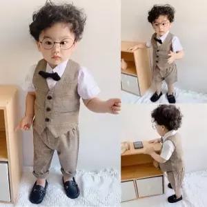 팜므 남아 정장 바로배송 아동 정장 여름 싱글 브레스트 정장세트설날