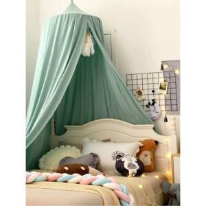 텐트 난방 커튼 원터치 침대용 수면텐트 240 프레임 0.65x2.5x4m 캐노피 사각