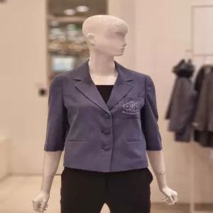 [크로커다일레이디]테일러드 카라 7부소매 재킷 CLDMJK110_ESS