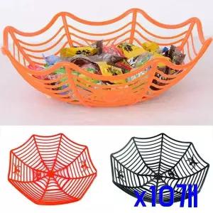 TBZ 할로윈 거미줄 파티소품 사탕바구니 x10개 파티어깨띠