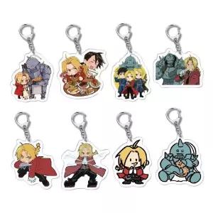 강철의연금술사굿즈 강철의연금술사 에드워드 엘릭 알폰스 머스탱 윈리록벨 아크릴 키링 굿즈