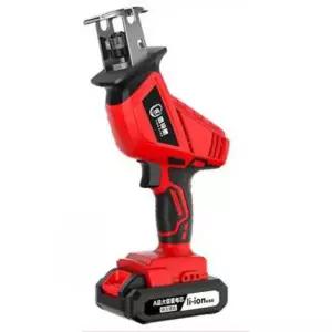 충전식 전기톱 미니 배터리 휴대용 체인톱 소형 전동 무선