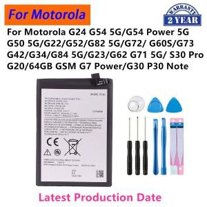 모토로라 모토 G24 G54 G7 파워 배터리 G50 G23 G22 G52 G60S G20 G42 G34 G84 G62 5G S30 프로 G30 P30 노