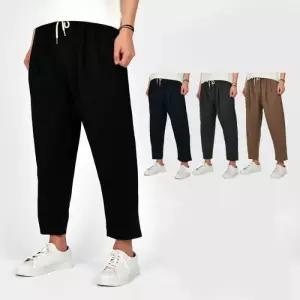 [핫코드]남자 세미와이드 쿨아이스 밴딩 팬츠 4컬러 HC828