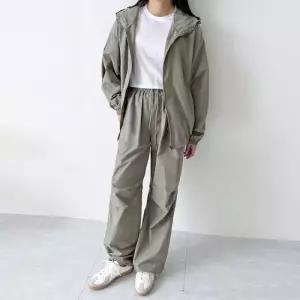 [리빌모아]여자 와이드 스트링 팬츠 조거팬츠 카고바지 와이드팬츠 츄리닝 밴딩팬츠