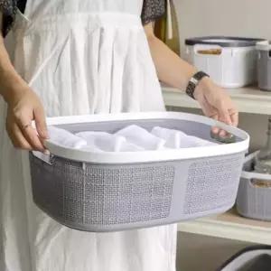 [JED] 플라스틱리빙박스 선반정리함 수납정리함 정리함 수납 펜트리수납박스 옷수납함 대형