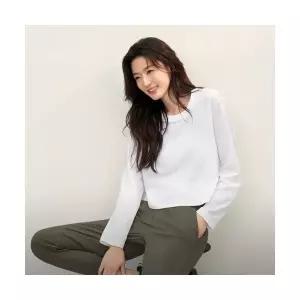 ANDAR 에어리센셜 롱슬리브 크롭티 109842