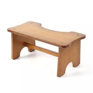 대나무 원목 프리미엄 사무실 책상 발받침대 월넛 지압받침대 책상발받침대 의자발받침대