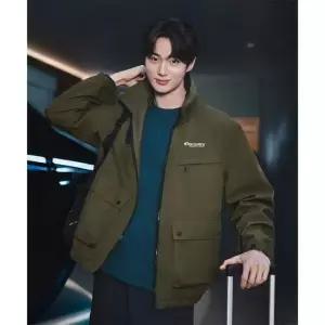 디스커버리 DISCOVERY EXPEDITION [ ]남성 하이넥 블루종 사파리 워크 자켓 (DOLIVE) DMWJ27054-OLD 388902