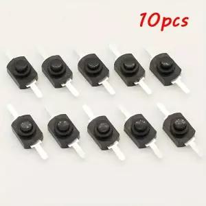 스위치풀러 키보드 키캡 리무버 전기 토치용 10개 DC 12V 1A 블랙 Wite On Off 미니 푸시 버튼 스위치