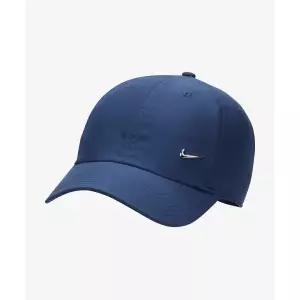 [나이키]드라이 핏 클럽 언스트럭처 메탈 스우시 캡 - 미드나이트 네이비 메탈릭 실버 / FB5372-410FB537