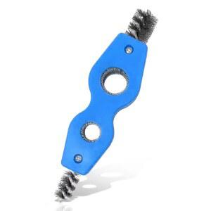 DUSCOKE IN 터미널 배터리 브러시 자동차 튜브 구리 청소 스레드 내부 외부 파이프