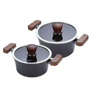 해피콜 그래핀 IH 냄비 2종 세트 양수20 곰솥24