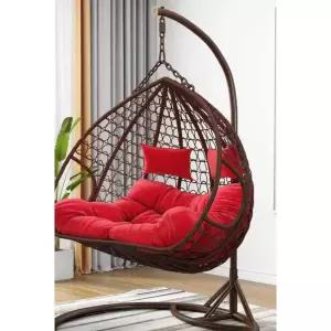 행잉 체어 그네 해먹 요람 인테리어 실내 펜션 의자 2인 팔걸이
