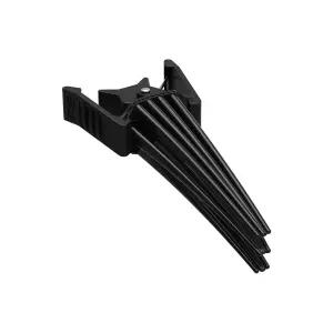 포뷰트 헤어 볼륨 앞머리 가르마 뿌리 집게 드라이 핀처 V1 블랙 1개