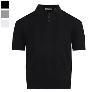 [리빌모아]남자 리브드 카라넥 골지 반팔 니트티 RB KNH Q095 블랙_P421529292