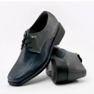 남성 끈 배색 로퍼 클래식 수제화 빅사이즈 단화