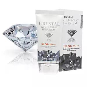 3W 클리닉 크리스탈 화이트 밀키 썬크림 SPF 50
