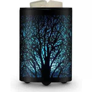 에나로마 향수 전기 7가지 색상의 LED로 더 따뜻하게 녹이다 가정 장식용 라이트 메탈 트리 향 오일 캔들