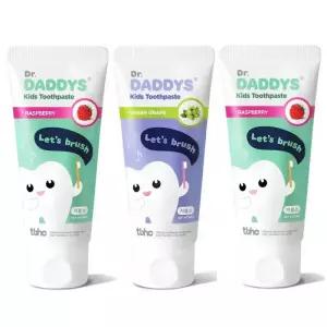 닥터데디스 어린이 저불소치약 x 3개 유아 아기 키즈 라즈베리, 청포도향 60g