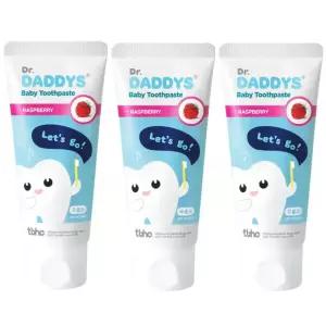 닥터데디스 아기 유아 키즈 어린이치약 무불소 라즈베리향 60g x 3개