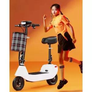 앉아서 타는 전동 이륜 킥보드 출퇴근 접이식 스쿠터