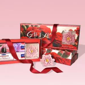 [나그참파코리아][가정의달선물] 카네이션 홀더+인센스스틱 2P+쇼핑백