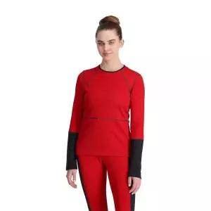 Spyder 여성용 차저 크루 베이스레이어 보온 스키 탑 맥박. S [호환]