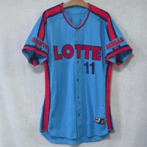 롯데자이언츠 야구 유니폼 남성 105 부산 등판 11번 자수