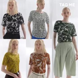 태그미 국내제조 아트웍티블라우스 5종