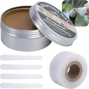 슈파쿨 나무 접목 왁스 세트 씰링 테이프가 있는 가지치기 실러 장미 열매 분재 관목 식물 치유용