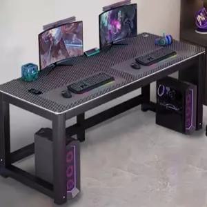 2인용 컴퓨터 책상 게이밍 PC 긴 데스크 테이블