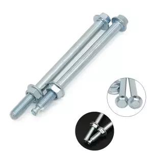 혼다 2pcs 엔진 마운트 볼트 너트 재구성 세트 S50 SS50 S65 CD50 CD70 스쿠터