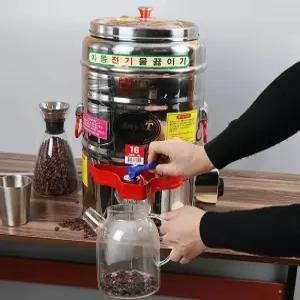 금속 스텐 전기물끓이기 6호 국통 / 업소용 물통 대용량 온수 라면 전기 육수통 대형