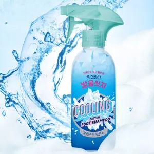 LG생활건강 온더바디 발을씻자 코튼 풋샴푸 쿨링 3개 발냄새 각질 제거