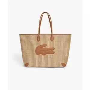 라코스테 여성 썸머팩 라피아 쇼퍼백 FB864248