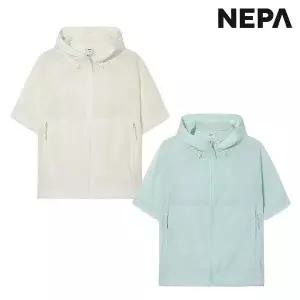 [네파]여름용 여성 글램 경량 후디 반팔 자켓 - 7M40667_HDD