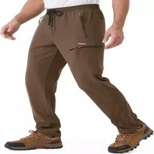 베오바이크 남성 스트레치 하이킹 바지 카고 퀵 드라이 경량 방수 아웃도어 낚시 조절 가능 바닥 포켓