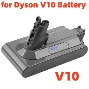 다이슨 V10 배터리 V10 동물 절대 푹신한 무선 진공 청소기 새로운 25.2V 6800mAh ~ 8000mAH 다이슨 V10 배터리